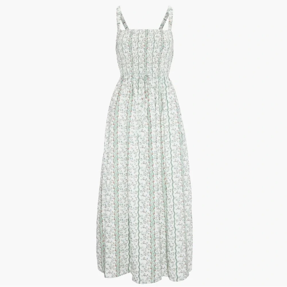 Hill House Home Anita Nap Dress Green Provence Floral - Picture 7 of 7